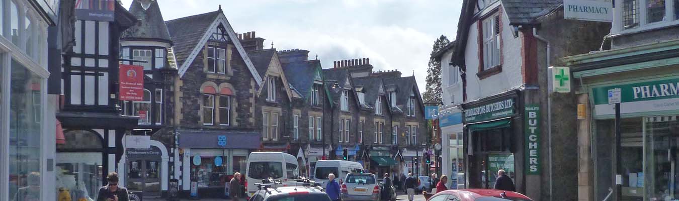 Windermere town in Lake District