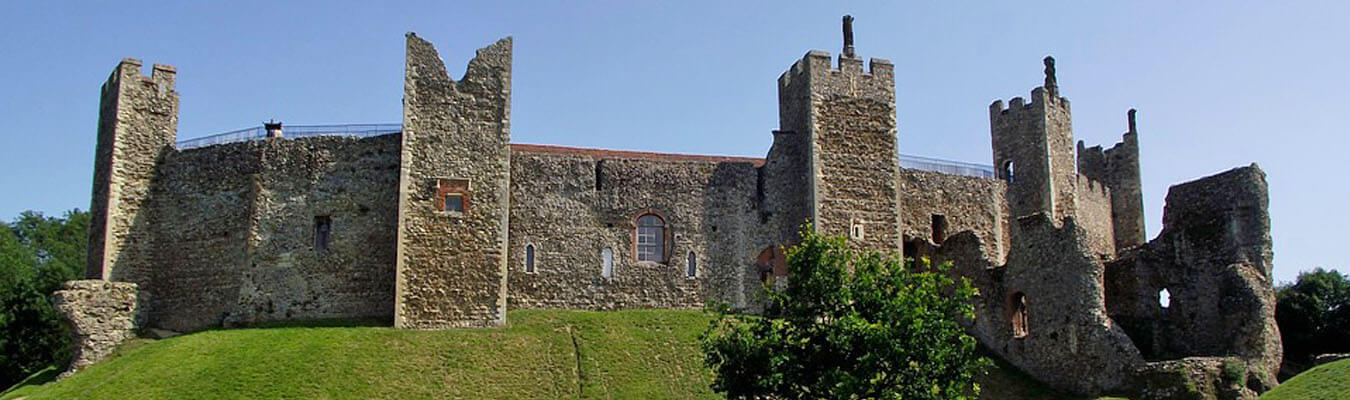 Historic castle Framinlingham, Suffolk