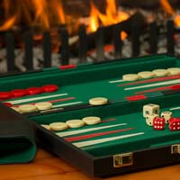 Board games in cottage