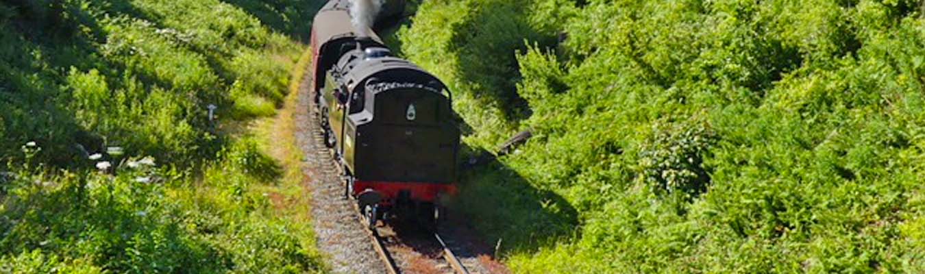 heritage train at Leyburn North Yorkshire