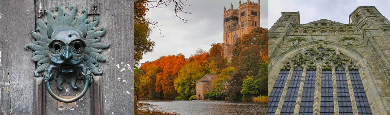  Durham Cathedral with close up