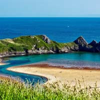 miles of sandy beach and secluded cove